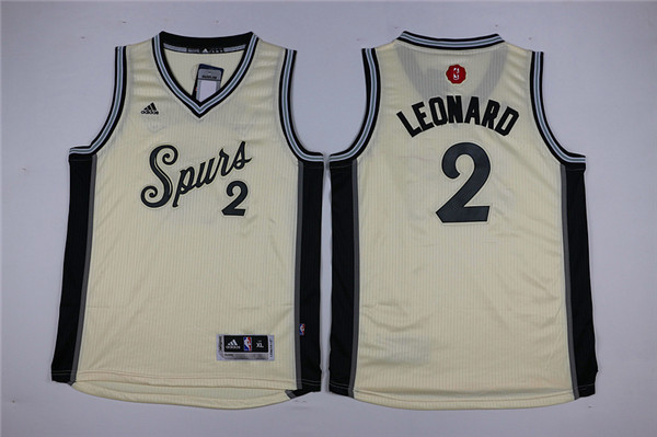 NBA Youth San Antonio Spurs #2 Leonard White Game Nike Jerseys->->Youth Jersey